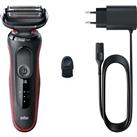 Braun Series 5 51-R1000s electric shaver Red