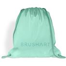 BrushArt Accessories Gym sack lilac drawstring bag Mint green 34x39 cm