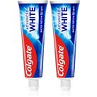 Colgate Advanced White whitening toothpaste for stains on tooth enamel 2x75 ml