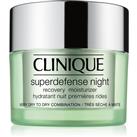 Clinique Superdefense Night Recovery Moisturizer moisturising night cream to treat the first signs o