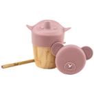 Citron Bamboo Cups cup with straw Blush Pink 180 ml