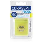 Curasept Dental Floss Ultra Fine Unwaxed Unwaxed Dental Floss With Antibacterial Ingredients 50 m