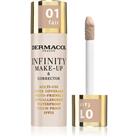 Dermacol Infinity full coverage foundation SPF 15 shade 01 Fair 20 g