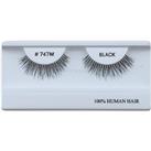 Diva & Nice Cosmetics Accessories stick-on eyelashes from human hair No 747M 1 pc