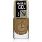 Delia Cosmetics Coral Hybrid Gel gel nail polish without UV/LED sealing shade 124 11 ml