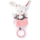 Doudou Gift Set Soft Toy with Music Box stuffed toy with melody Pink Rabbit 1 pc