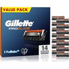 Gillette ProGlide replacement blades 14 pc