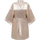 GLOV Bathrobes Kimono-style dressing gown for women satin Sparkling Wine 1 pc