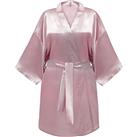 GLOV Bathrobes Kimono-style dressing gown for women satin Pink 1 pc