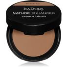 IsaDora Nature Enhanced Cream Blush compact blusher with mirror and brush shade 40 Soft Tan 3 g