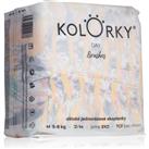 Kolorky Day Brushes disposable organic nappies size M 5-8 Kg 21 pc