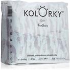 Kolorky Day Feathers disposable organic nappies size M 5-8 Kg 21 pc