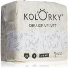 Kolorky Deluxe Velvet Love Live Laugh disposable organic nappies size S 3-6 Kg 25 pc