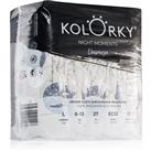 Kolorky Night Moments disposable organic nappies for complete night protection size L 8-13 kg 27 pc