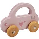 Label Label Little Car toy wooden Pink 1 pc