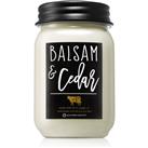 Milkhouse Candle Co. Farmhouse Balsam & Cedar scented candle Mason Jar 368 g