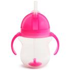 Munchkin Click Lock Tip & Sip cup with straw Pink 6 m+ 207 ml
