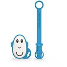 Matchstick Monkey Flat Face Teether & Soother Clip gift set Blue(for children)