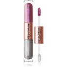 Makeup Revolution Double Up liquid eyeshadow 2-in-1 shade Subliminal Lilac 2x2,2 ml