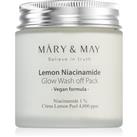 MARY & MAY Lemon Niacinamid hydrating and illuminating mask 125 g