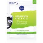 Nivea Urban Skin Detox cleansing detoxifying activated carbon mask 1 pc