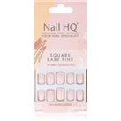 Nail HQ Square false nails shade Baby Pink 24 pc