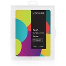 NEONAIL Duo Acrylgel Forms stencils for nails type 02 Square 120 pc
