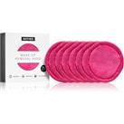 Notino Spa Collection Make-up removal pads washable microfibre makeup removal pads shade Pink 7 pc