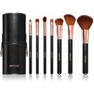 Notino Luxe Collection Brush set with cosmetic tube makeup brush set with a pouch