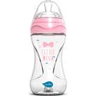 Nuvita Glass bottle Pink baby bottle Glass/Pink 240 ml