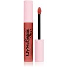 NYX Professional Makeup Lip Lingerie XXL matt liquid lipstick shade 06 - Peach flirt 4 ml