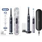 Oral B iO9 DUO electric toothbrush with bag Black Onyx & Rose Quartz 2 pc