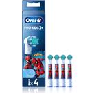 Oral B PRO Kids 3+ toothbrush replacement heads for children Spiderman 4 pc