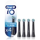 Oral B iO Ultimate Clean toothbrush replacement heads Black 4 pc