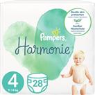 Pampers Harmonie Size 4 disposable nappies 9 14 kg 28 pc