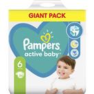 Pampers Active Baby Size 6 disposable nappies 13-18 kg 56 pc