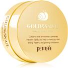 Petitfe Gold & Snail hydrogel eye mask with snail extract 60 pc