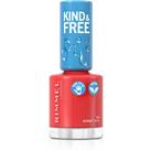 Rimmel Kind & Free nail polish shade 155 Sunset Soar 8 ml
