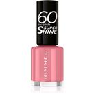 Rimmel 60 Seconds Super Shine nail polish shade 405 Rose Libertine 8 ml
