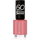 Rimmel 60 Seconds Super Shine nail polish shade 235 Preppy In Pink 8 ml