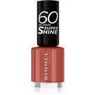 Rimmel 60 Seconds Super Shine nail polish shade 707 Tan-A-Cotta 8 ml