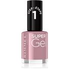Rimmel Super Gel gel nail polish without UV/LED sealing shade 023 Grape Sorbet 12 ml