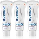 Sensodyne Rapid Whitening whitening toothpaste for sensitive teeth 3x75 ml