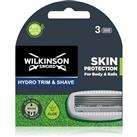 Wilkinson Sword Hydro Trim and Shave Skin Protection For Body and Balls spare heads 3 pc