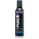 Syoss Pure Volume styling mousse for long-lasting volume 250 ml
