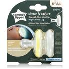 Tommee Tippee Closer To Nature Breast-like Night 6-18m dummy Natural 2 pc
