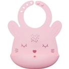 Tiny Twinkle Silicone Roll-up Bibs baby bib Rose Bunny 4m+ 1 pc