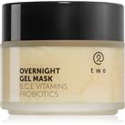 two cosmetics Overnight Gel Mask moisturising nourishing mask with probiotics 100 ml