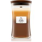 Woodwick Trilogy Caf Sweets scented candle with wooden wick 609,5 g