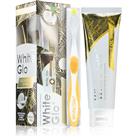 White Glo Coconut Oil Shine whitening toothpaste with brush Coconut and Mint Flavour 150 g